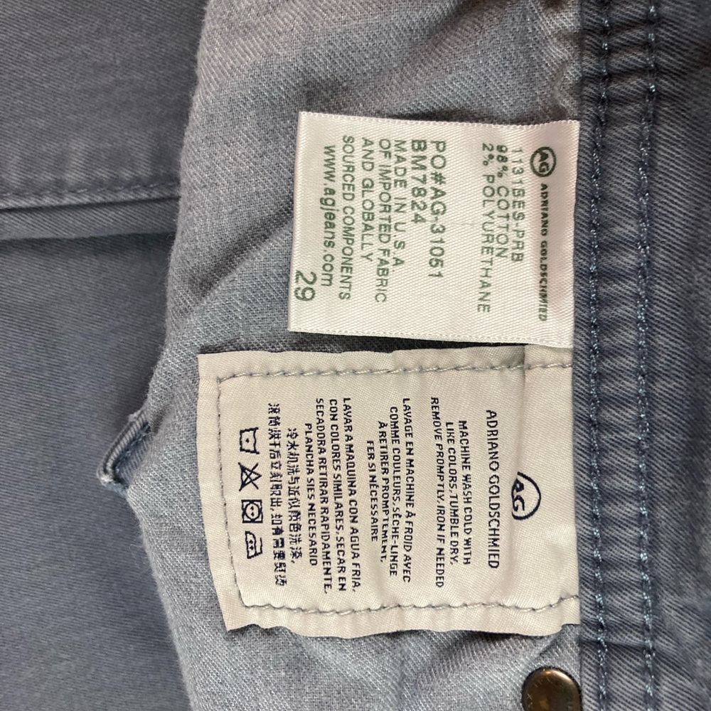 AG Matchbox grey jeans, 29 X 34 - Picture 7 of 8